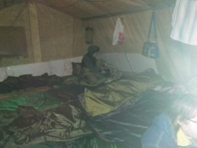 В палатке на Майдане